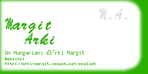 margit arki business card